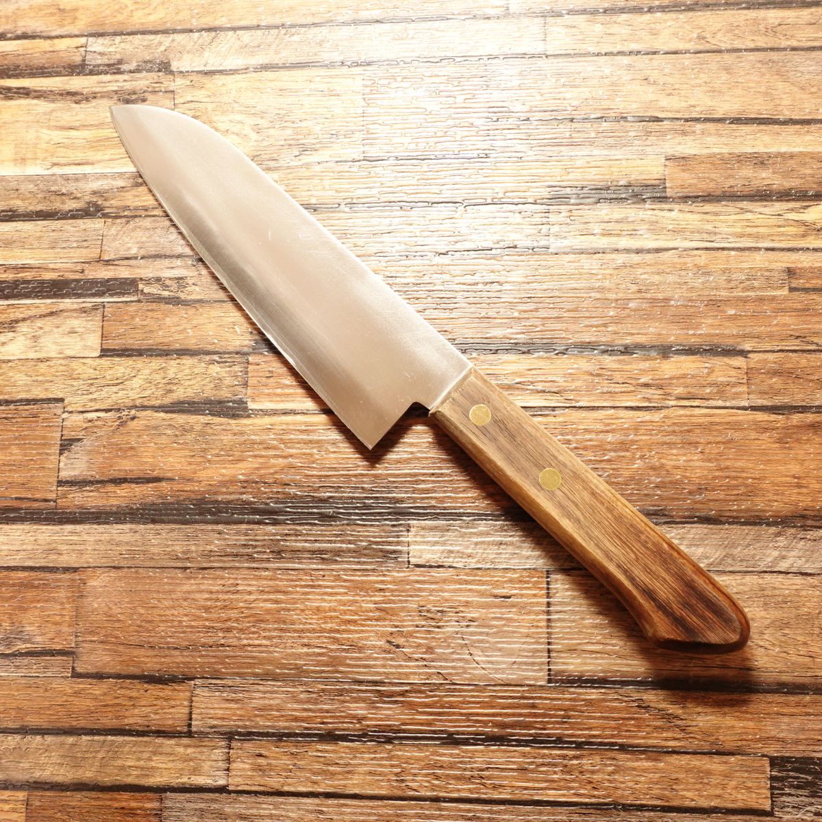Ichinari Santoku Knife, Sharpened, Hon-Warikomi, Custom Order, 165mm