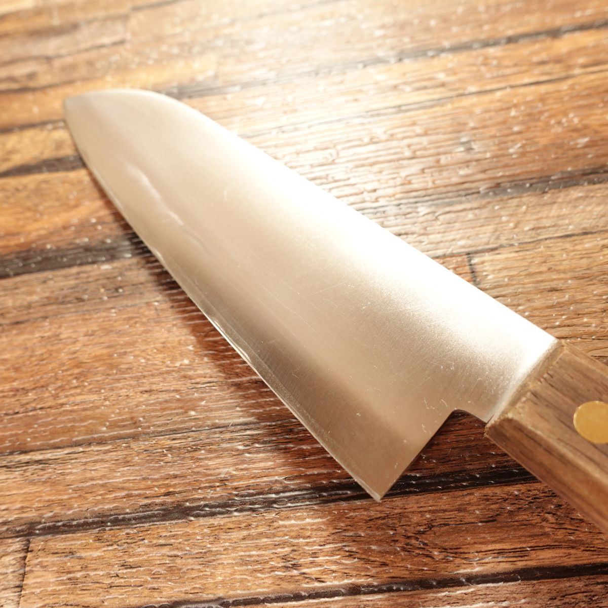 Ichinari Santoku Knife, Sharpened, Hon-Warikomi, Custom Order, 165mm