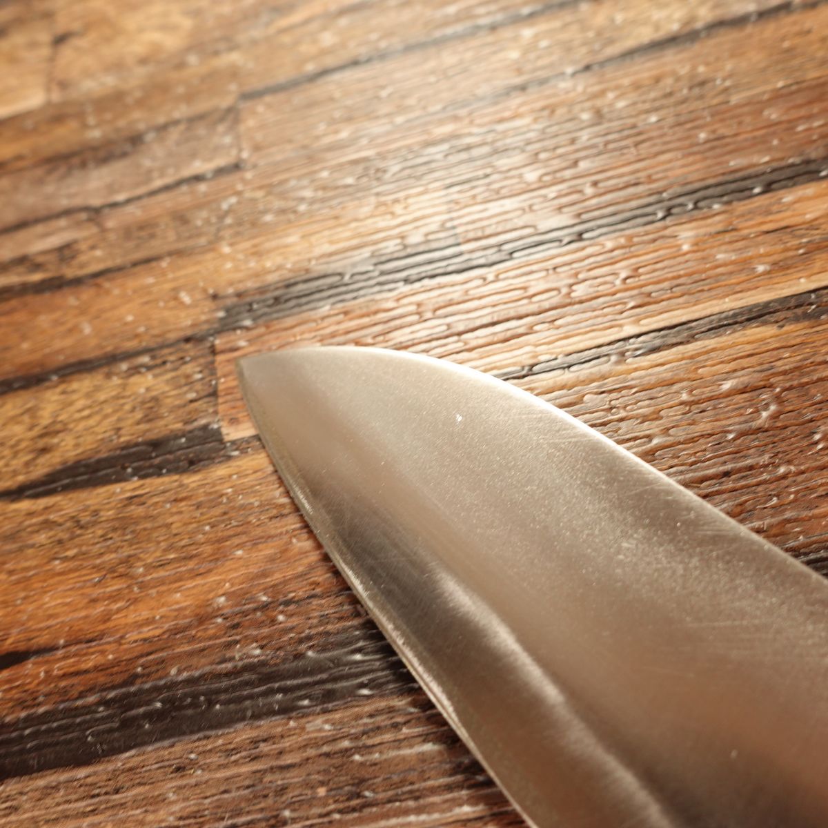 Ichinari Santoku Knife, Sharpened, Hon-Warikomi, Custom Order, 165mm