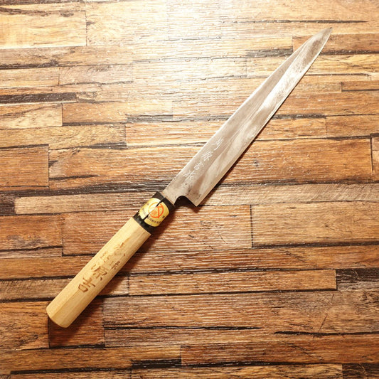 Sakai Genkichi Yanagiba Knife, Sharpened, Sashimi Knife, Sakai Hamono Sticker, 205mm