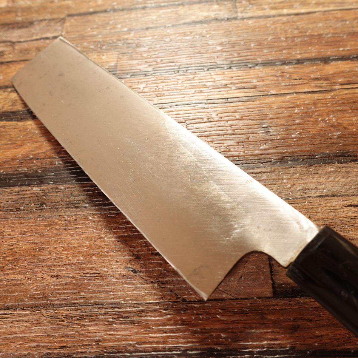 Sakai Kikutora Usuba Knife, Sharpened, Hagane, Single-Edged Nakiri, Jo, Stored Item, 165mm