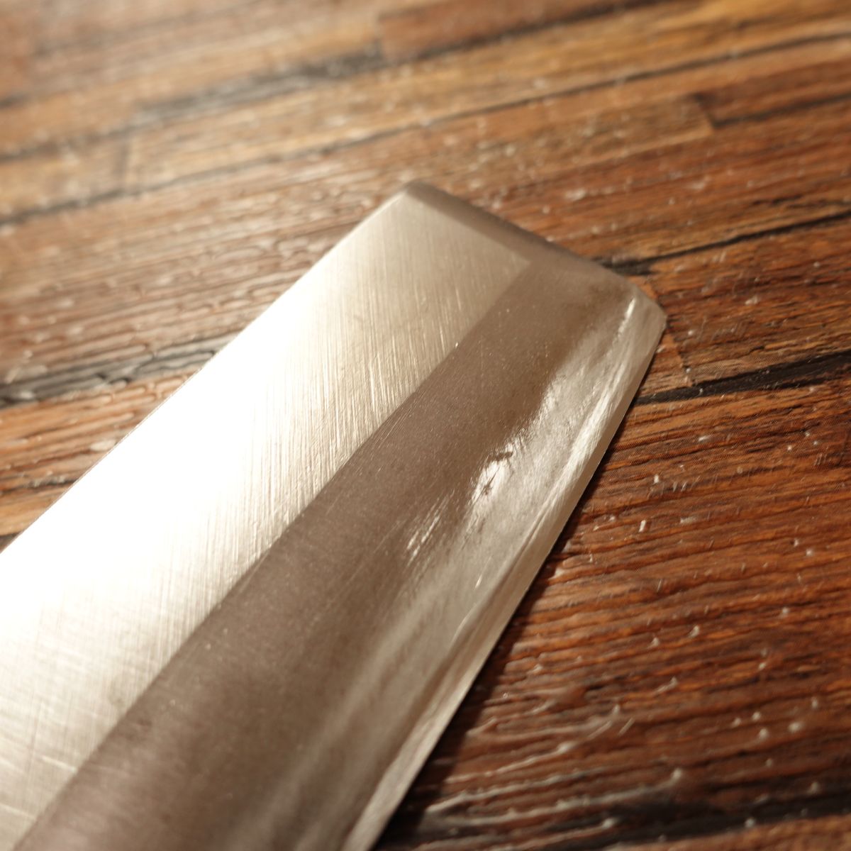 Sakai Kikutora Usuba Knife, Sharpened, Hagane, Single-Edged Nakiri, Jo, Stored Item, 165mm
