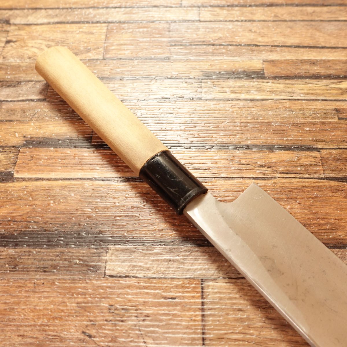Sakai Kikutora Usuba Knife, Sharpened, Hagane, Single-Edged Nakiri, Jo, Stored Item, 165mm