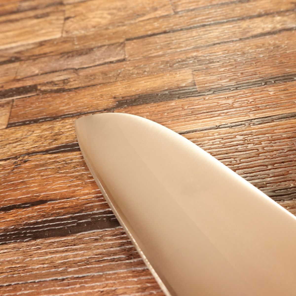 Michiba Rokusaburo Santoku Knife, Sharpened, Warikomi, Mitate Series, 170mm