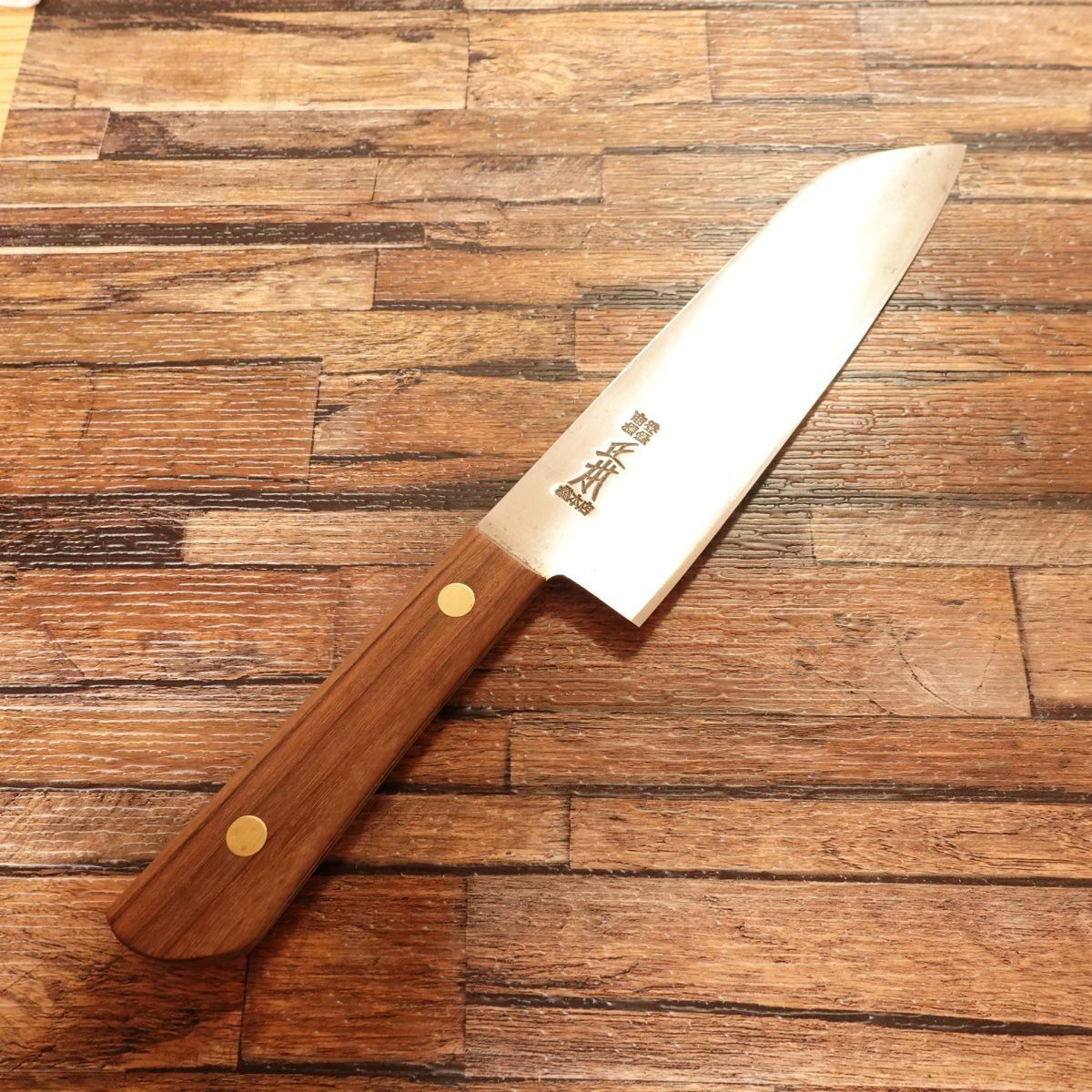 Masamoto Sohonten Santoku Knife, Sharpened, Hagane Steel, “Saijo” Model, 175mm
