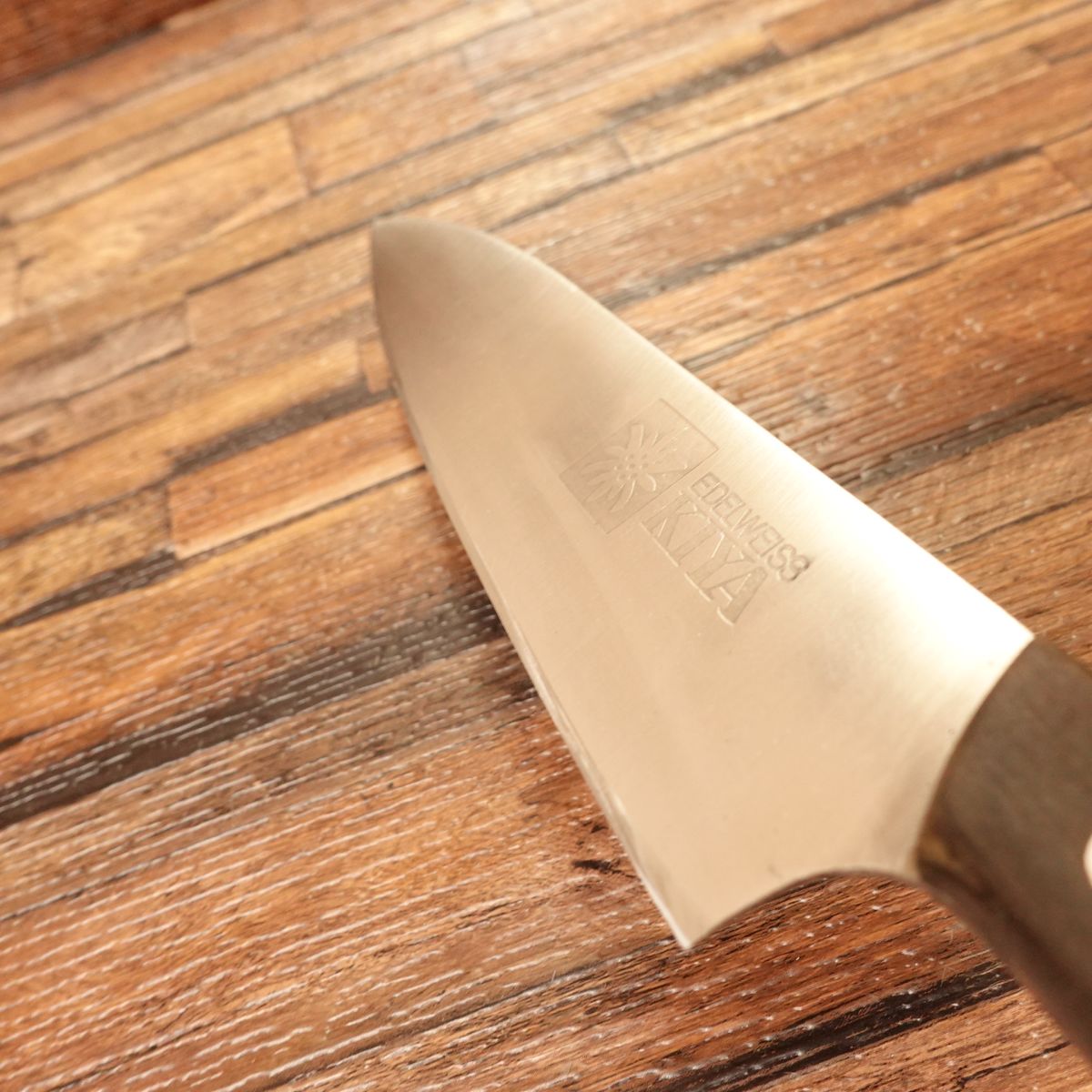 KIYA Gyuto Knife, Sharpened, Edelweiss Series, 185mm