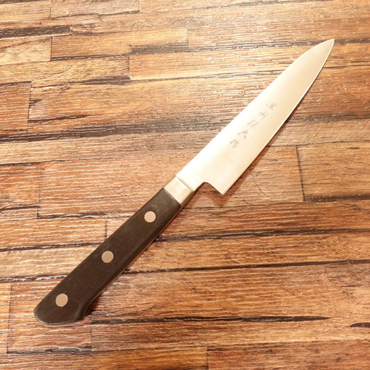 Noshu Magoroku Petty Knife, Sharpened, Stainless Steel, Fruit & Garnish Knife, 135mm