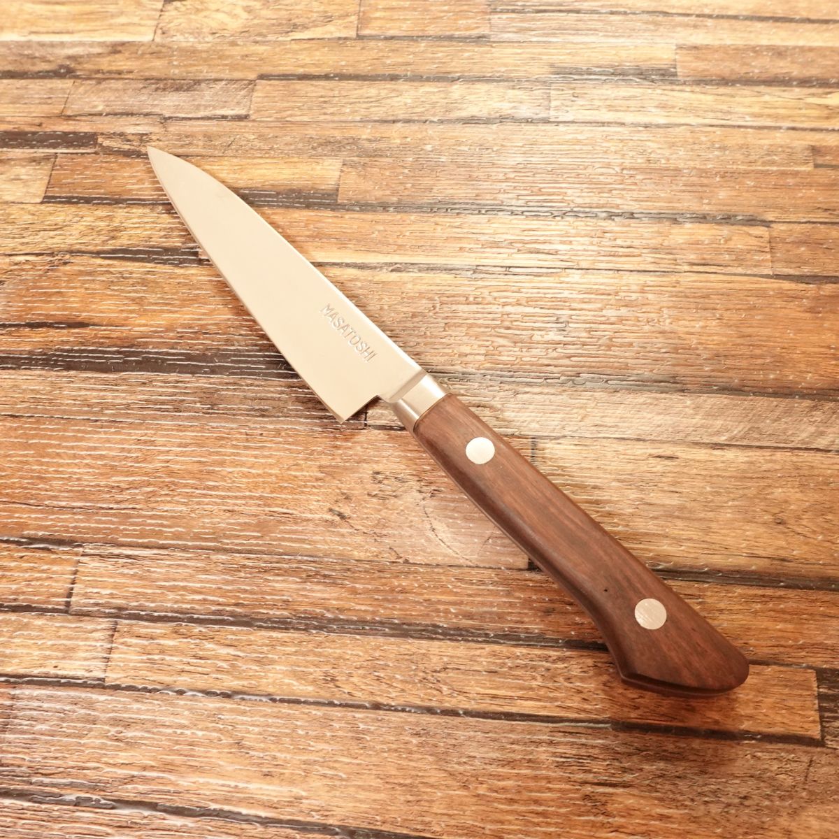 Masatoshi Petty Knife, Sharpened, Hagane Steel, Fruit Knife, Detail Work, Decorative Cutting, 120mm