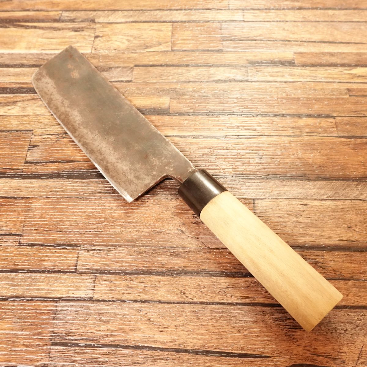 Masahiro Nakiri Knife, Sharpened, Kurouchi, Betsuda Hagane Steel, 160mm