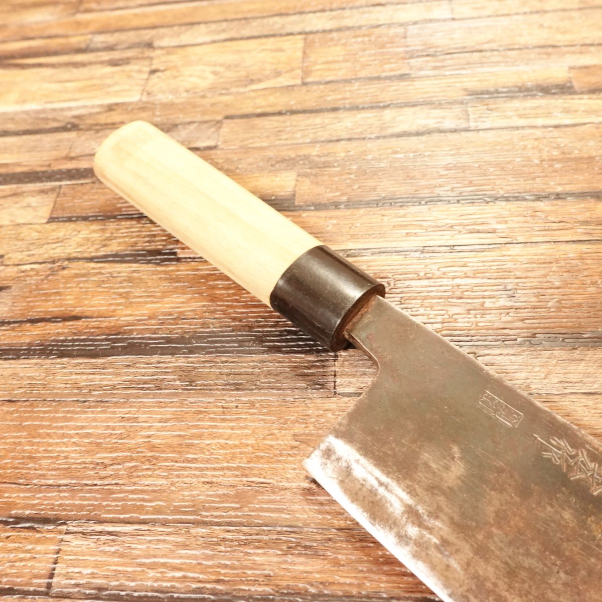 Masahiro Nakiri Knife, Sharpened, Kurouchi, Betsuda Hagane Steel, 160mm