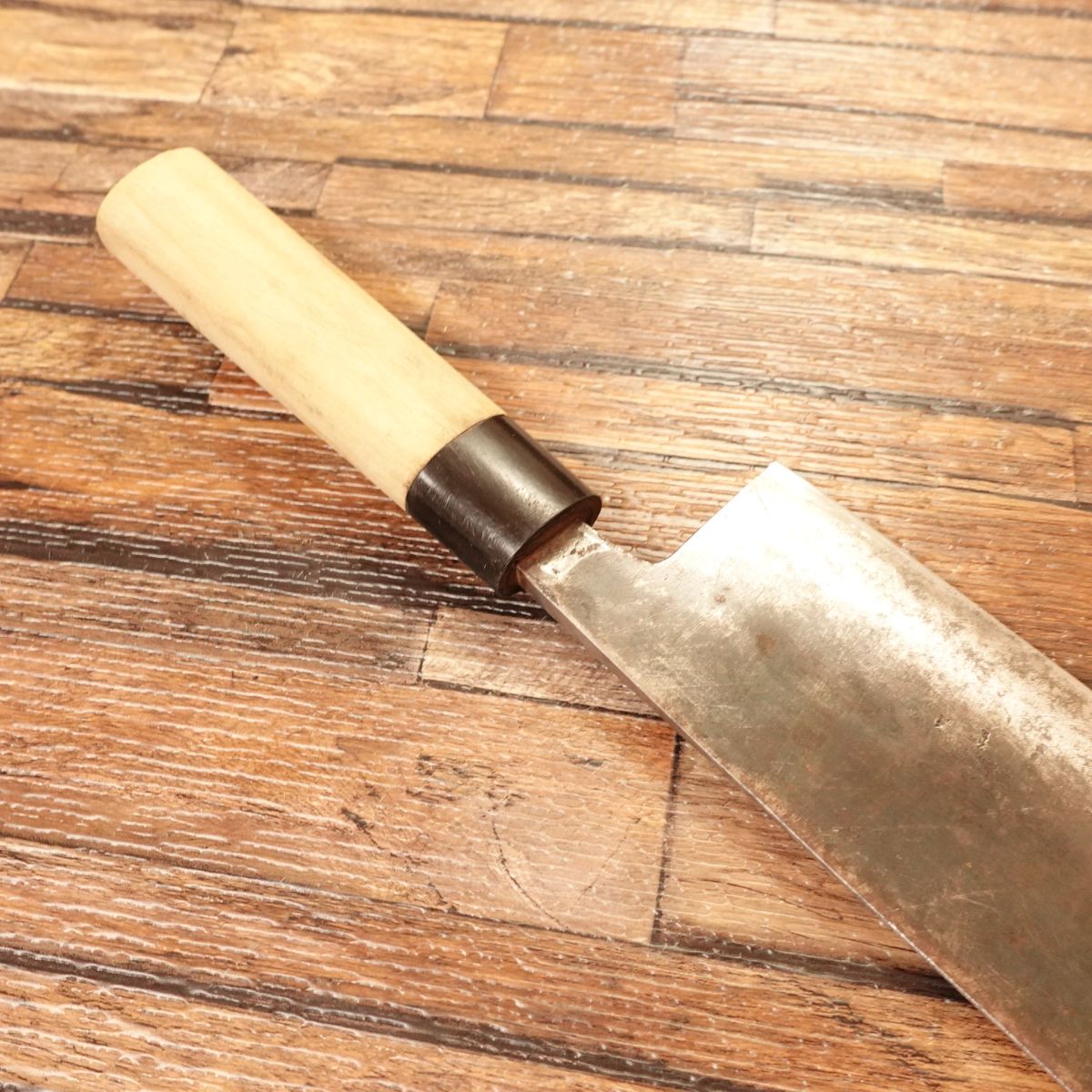 Masahiro Nakiri Knife, Sharpened, Kurouchi, Betsuda Hagane Steel, 160mm