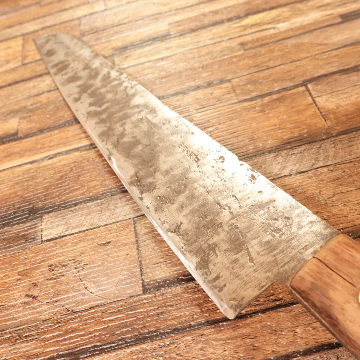 Azumaminamoto Masamichi Gyuto Knife, Sharpened, Sweden Steel, Black Rust Coating, 250mm