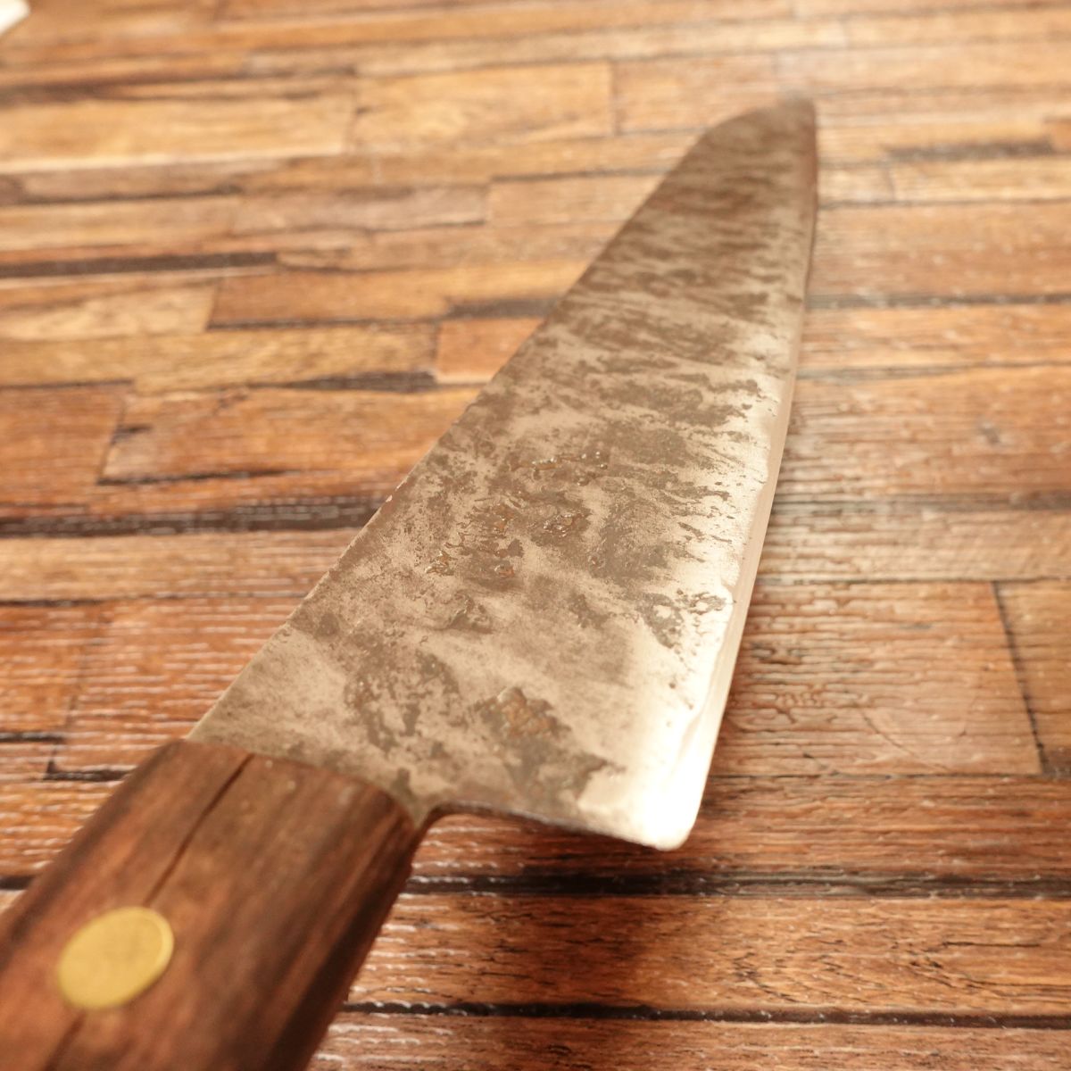 Azumaminamoto Masamichi Gyuto Knife, Sharpened, Sweden Steel, Black Rust Coating, 250mm