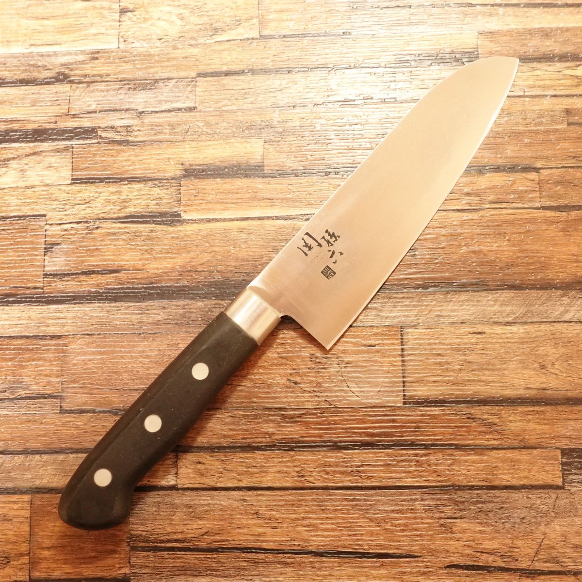 Seki Magoroku Santoku Knife, Sharpened, SE EDGE ST, KAI, 170mm