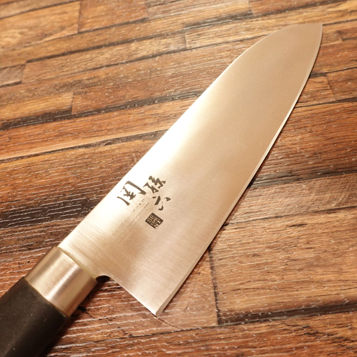 Seki Magoroku Santoku Knife, Sharpened, SE EDGE ST, KAI, 170mm