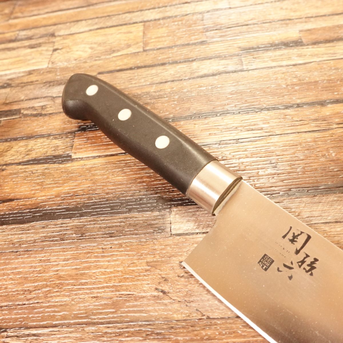 Seki Magoroku Santoku Knife, Sharpened, SE EDGE ST, KAI, 170mm