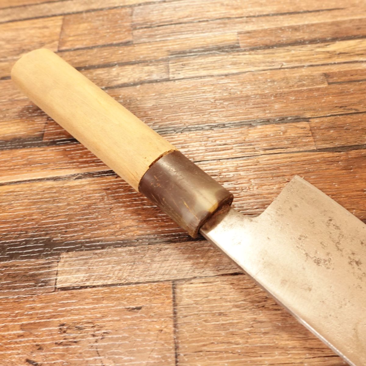 Sotan Wa-Santoku Knife, Sharpened, Marble Handle, Hagane Steel, 170mm