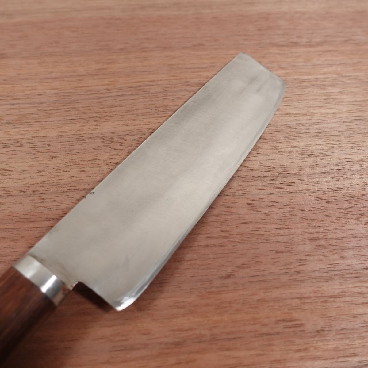 Kanetsune Nakiri Knife, Sharpened, Master Kanetsune, Hon-Warikomi DP, 160mm