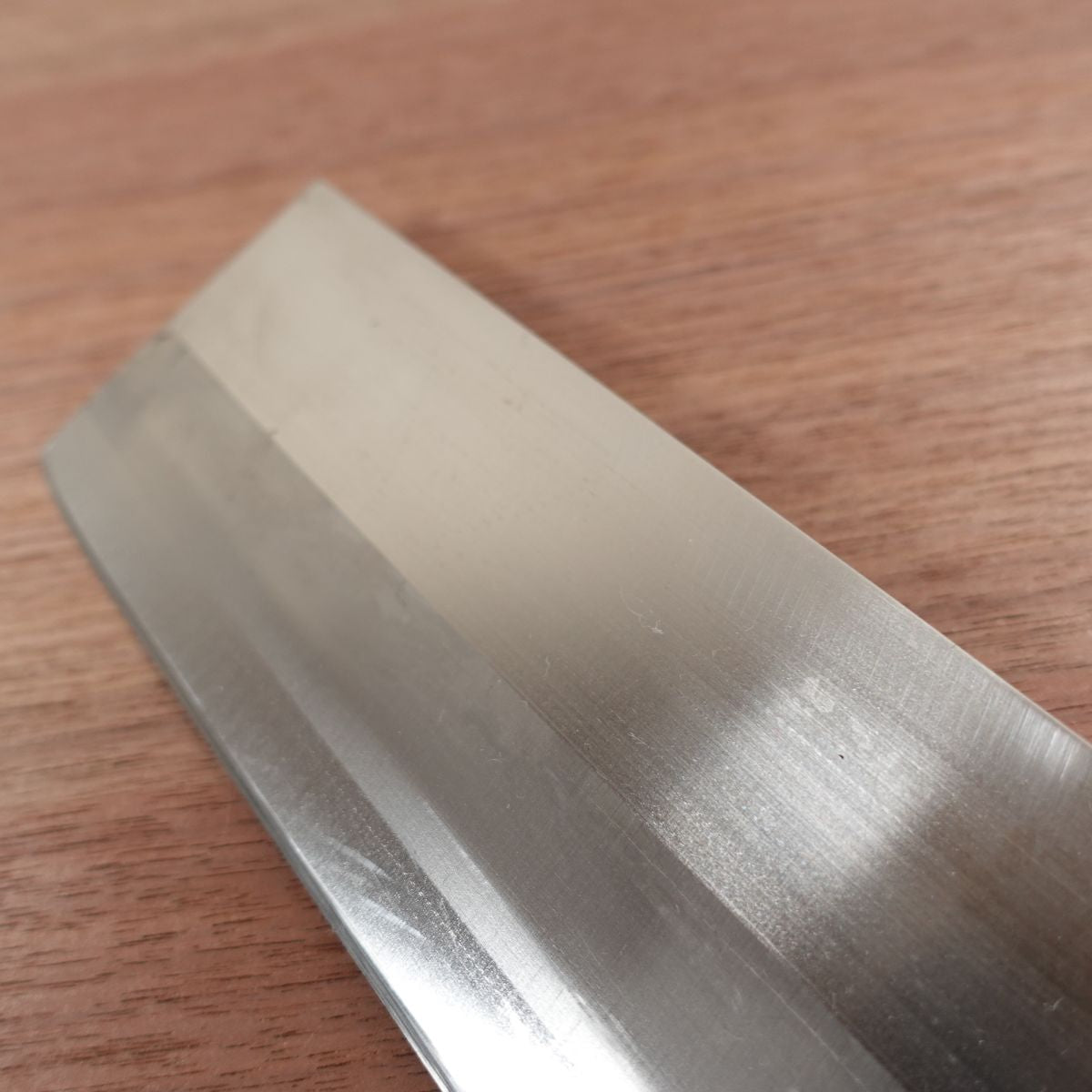 Men Meijin Noodle Cutter Knife, Sharpened, Stainless Steel, Double Bevel, Soba Cutter, 210mm