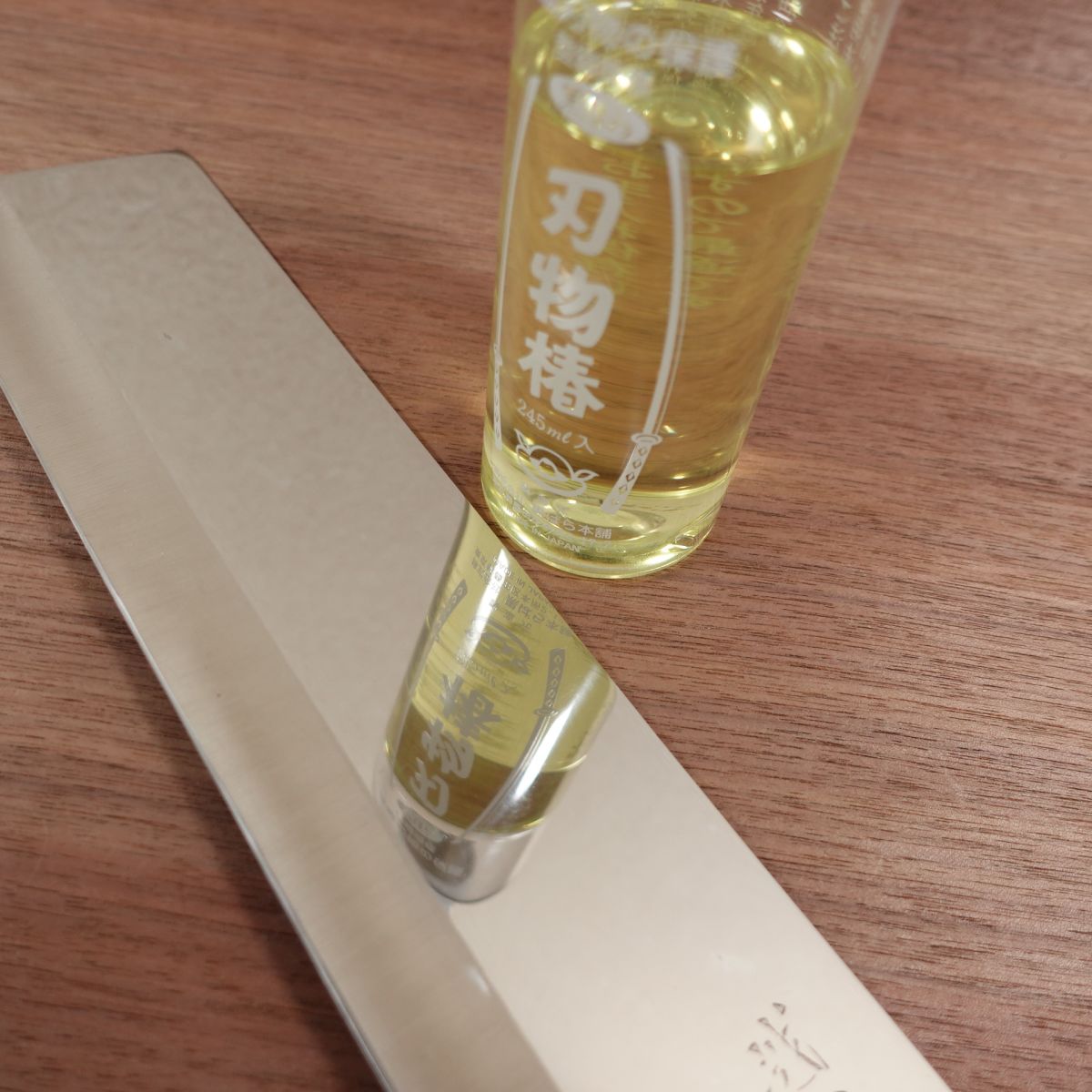 Grand couteau multi-usage Echigo Tojiro, aiguisé, couteau à pastèque, Nakiri, acier inoxydable, quasi neuf, avec boîte, 345 mm