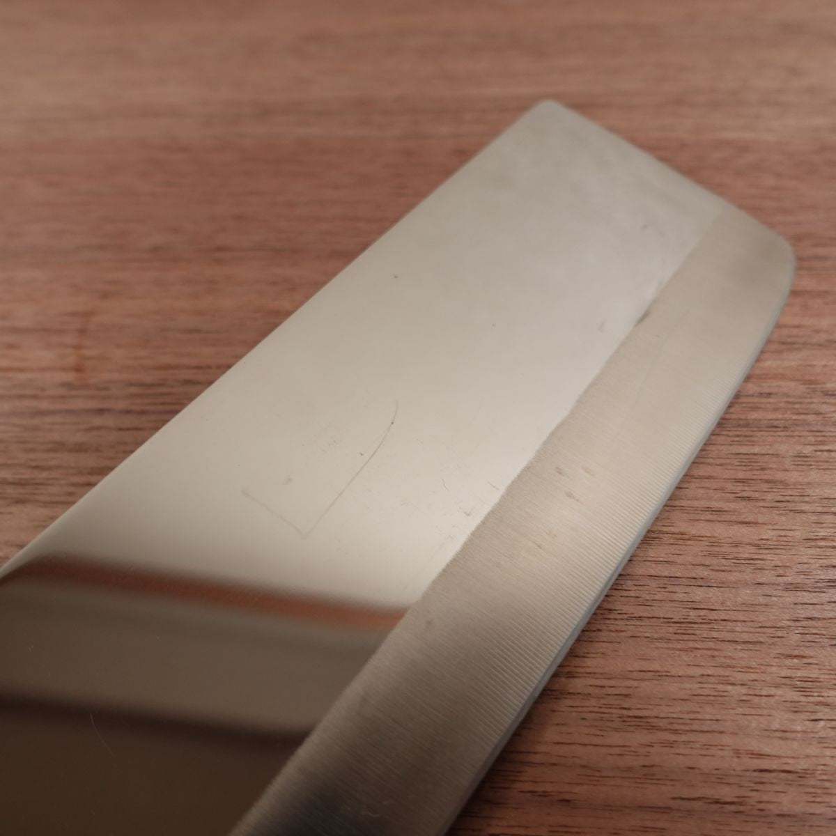 Grand couteau multi-usage Echigo Tojiro, aiguisé, couteau à pastèque, Nakiri, acier inoxydable, quasi neuf, avec boîte, 345 mm