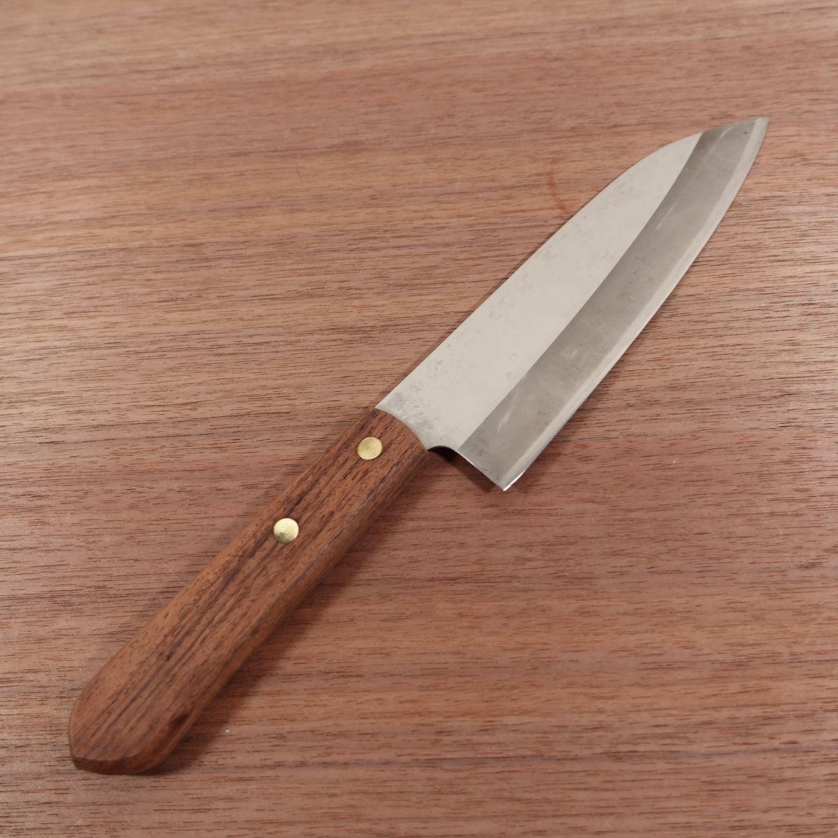 HO-WA Santoku Knife, Sharpened, All-Purpose Knife, Hitachi Ginsan Laminated Stainless Steel, 160mm