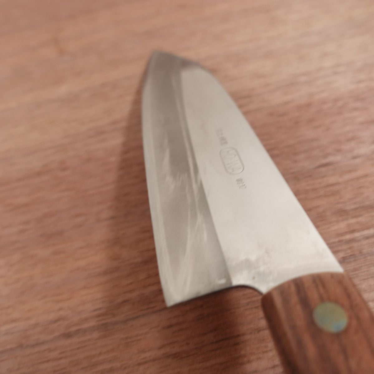 HO-WA Santoku Knife, Sharpened, All-Purpose Knife, Hitachi Ginsan Laminated Stainless Steel, 160mm