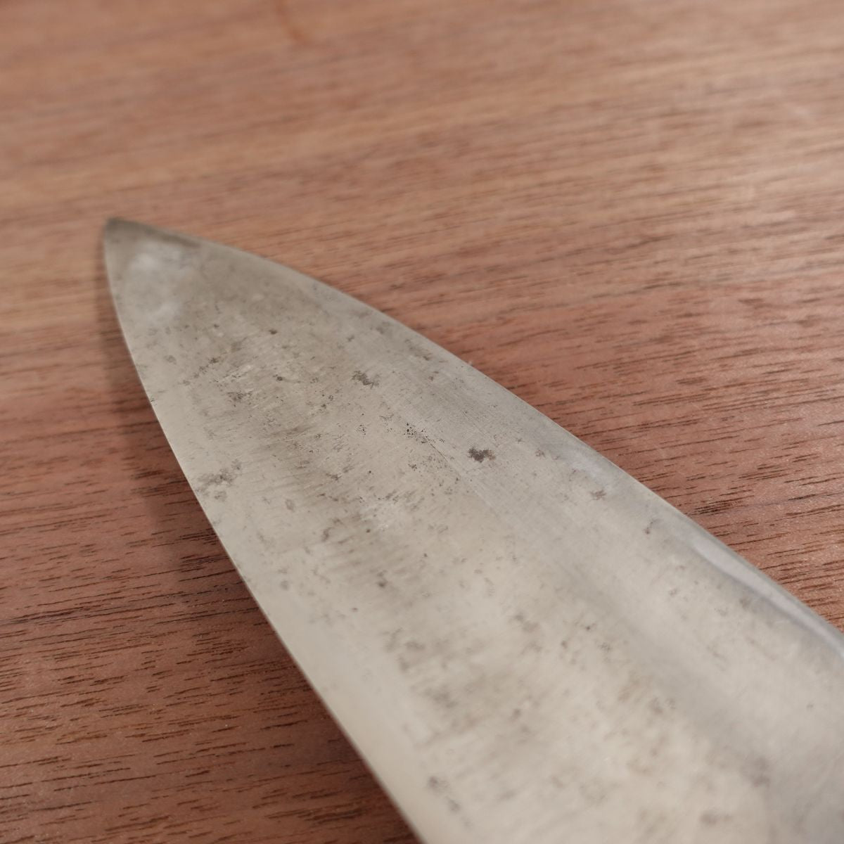 Azuma Munemitsu Deba Knife, Sharpened, Carbon Steel, Single Bevel, Handle Like New, 180mm