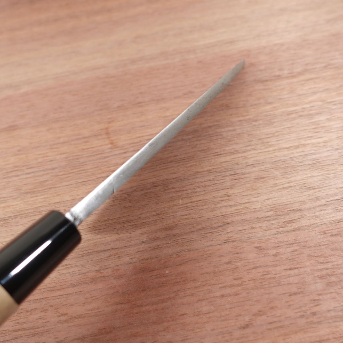 Azuma Munemitsu Deba Knife, Sharpened, Carbon Steel, Single Bevel, Handle Like New, 180mm