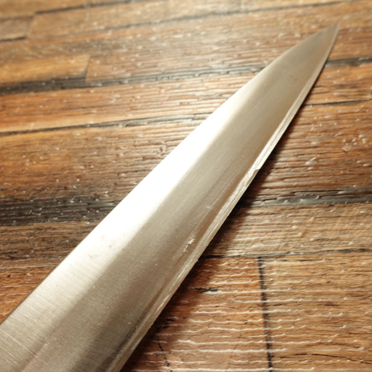 Sakai Kikumori Yanagiba Knife, Sharpened, White Water Buffalo Handle, Special Edition, Sashimi Knife, Carefully Used, 305mm