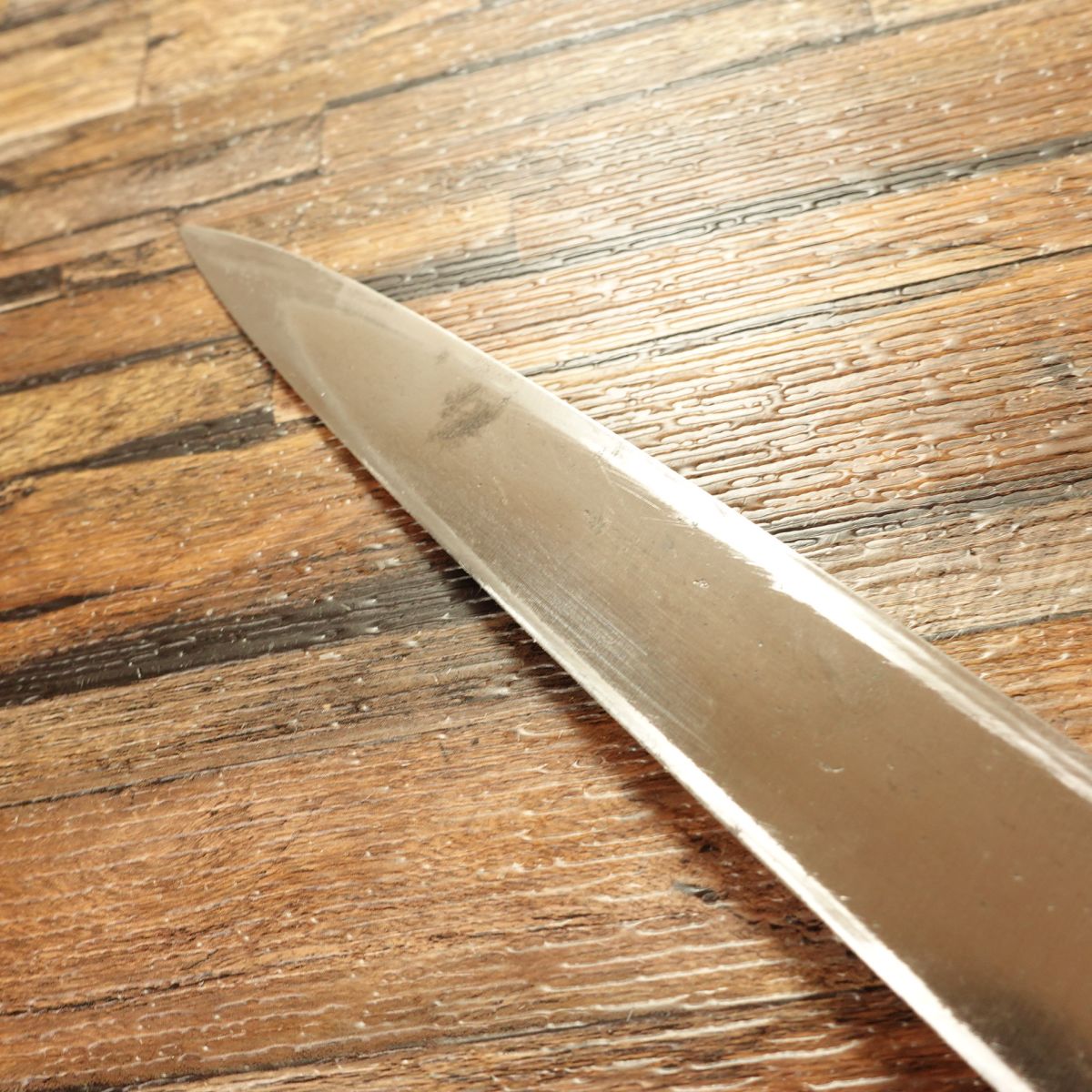 Sakai Kikumori Yanagiba Knife, Sharpened, White Water Buffalo Handle, Special Edition, Sashimi Knife, Carefully Used, 305mm