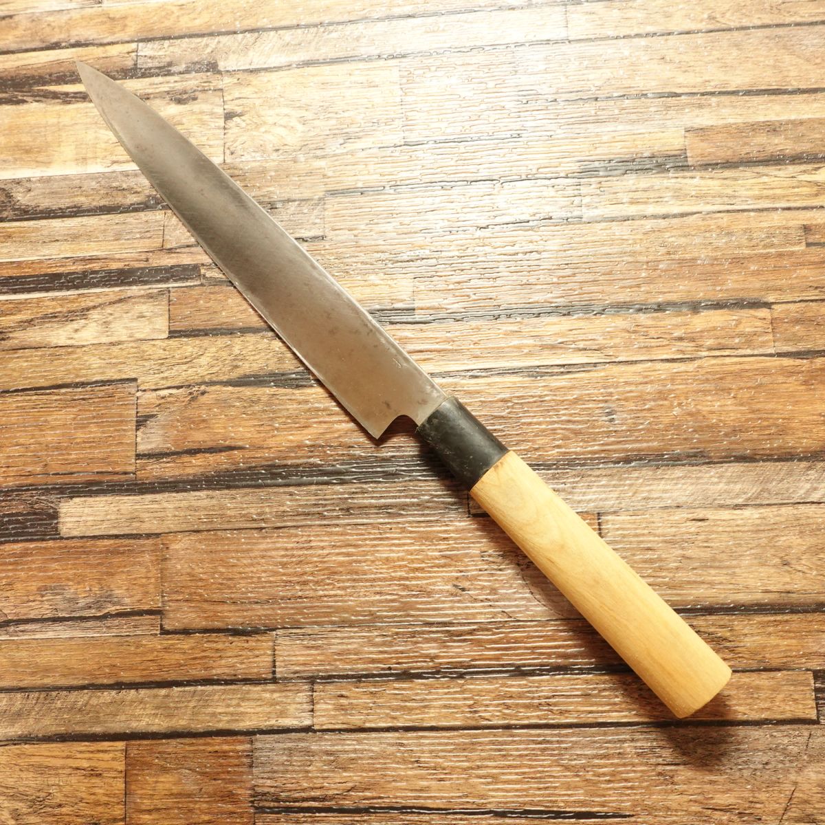 Yoshitsugu Yanagiba Knife, Sharpened, Yoshitsugu-made, Sashimi Knife, Hagane Steel, Single Bevel, 210mm