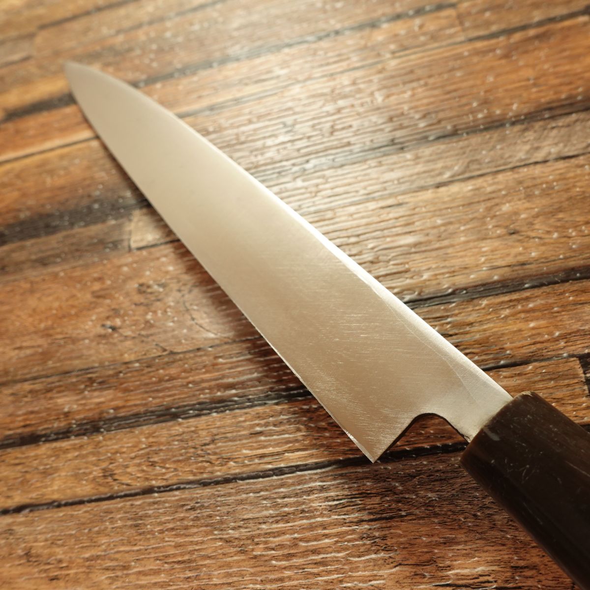 [HYPER REBORN] Sakai Ichiji Yanagiba Knife, Sharpened, Black Oxide Finish, Sashimi Knife, With Sakai Cutlery Seal, Unused, 210mm