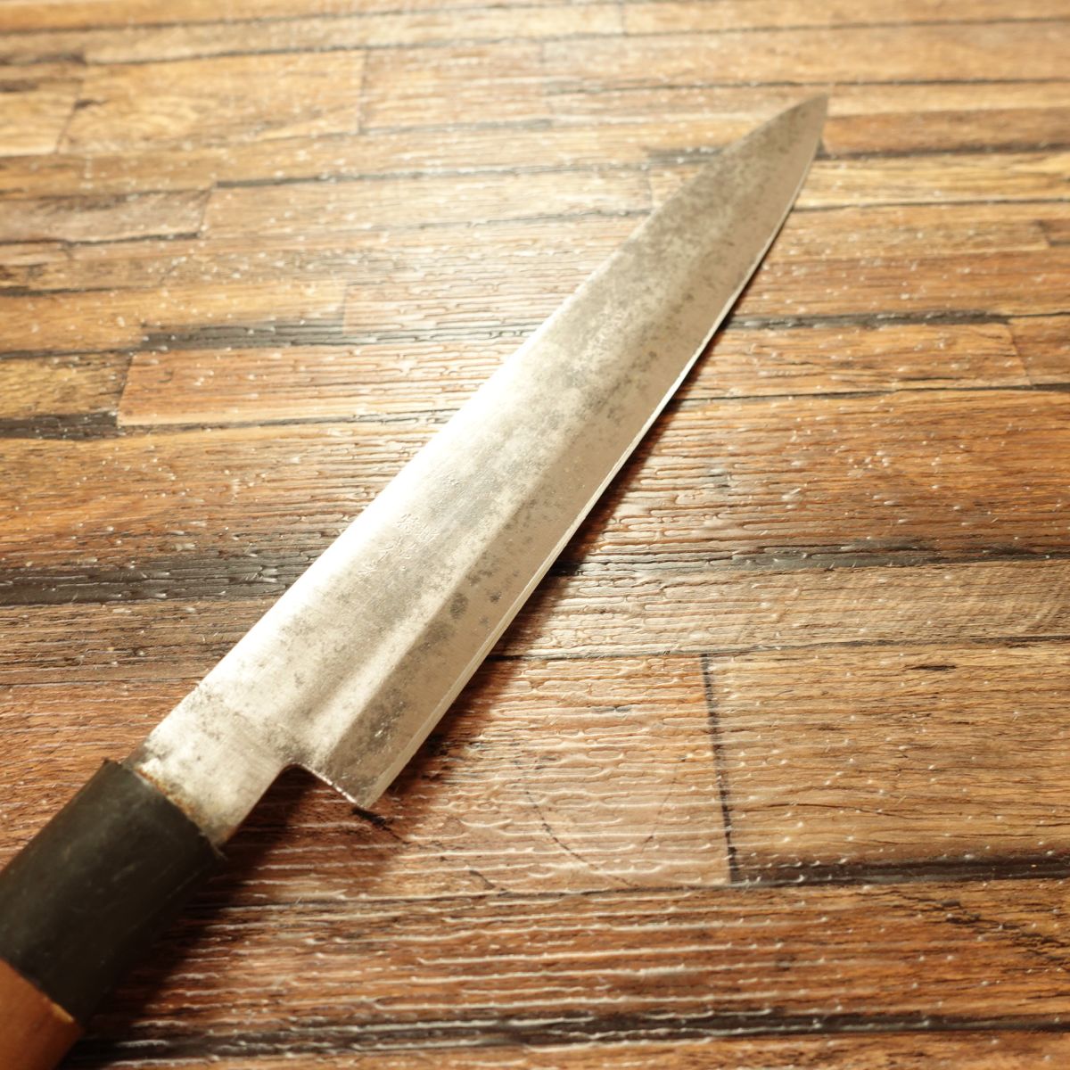 Hanagami Yanagiba Knife, Sharpened, Sashimi Knife, Double Bevel, Stored Item, With Seal, 220mm
