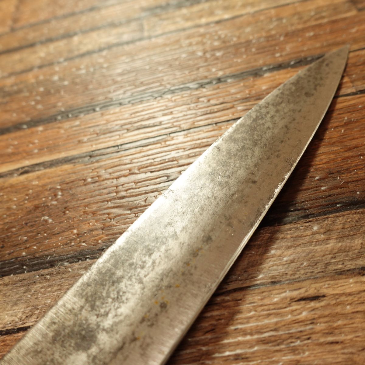Hanagami Yanagiba Knife, Sharpened, Sashimi Knife, Double Bevel, Stored Item, With Seal, 220mm