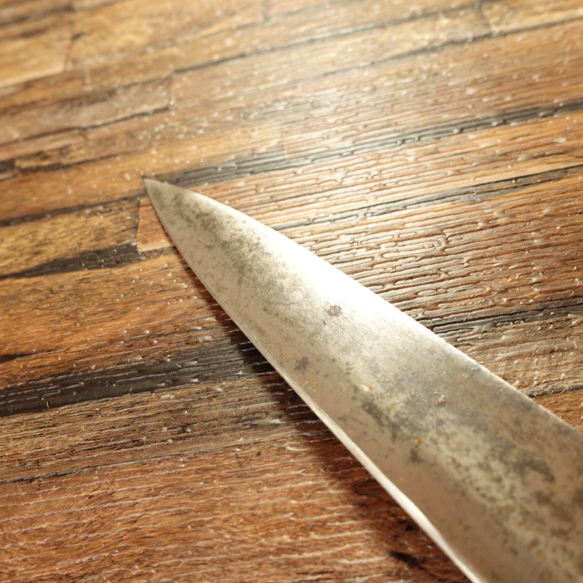 Hanagami Yanagiba Knife, Sharpened, Sashimi Knife, Double Bevel, Stored Item, With Seal, 220mm