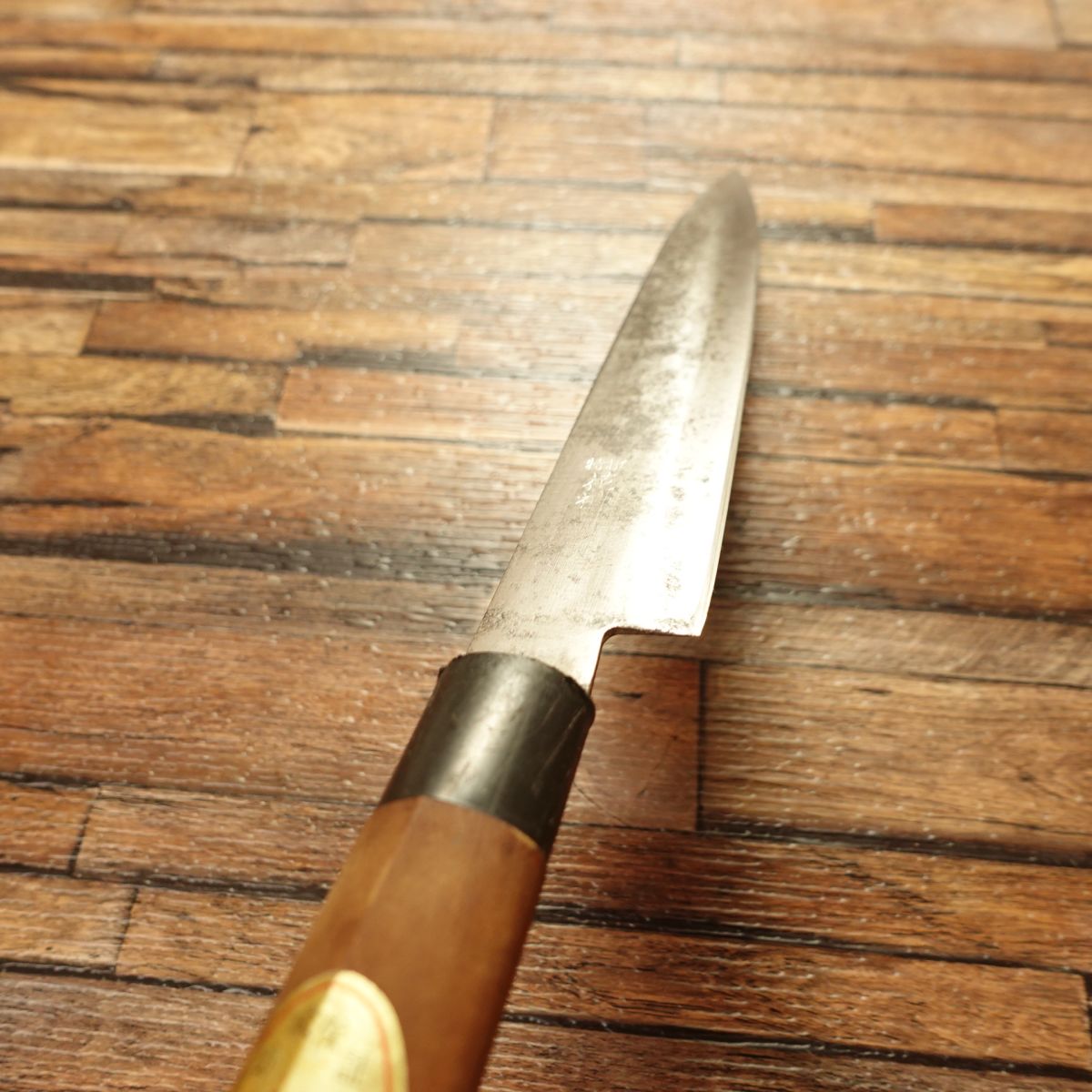 Hanagami Yanagiba Knife, Sharpened, Sashimi Knife, Double Bevel, Stored Item, With Seal, 220mm