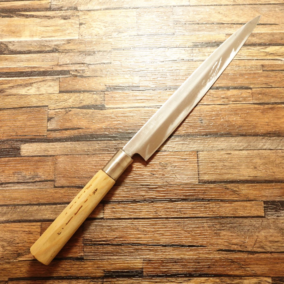 Michishio Yanagiba Knife, Sharpened, Sashimi Knife, Betsusaku, Lightly Used, 240mm