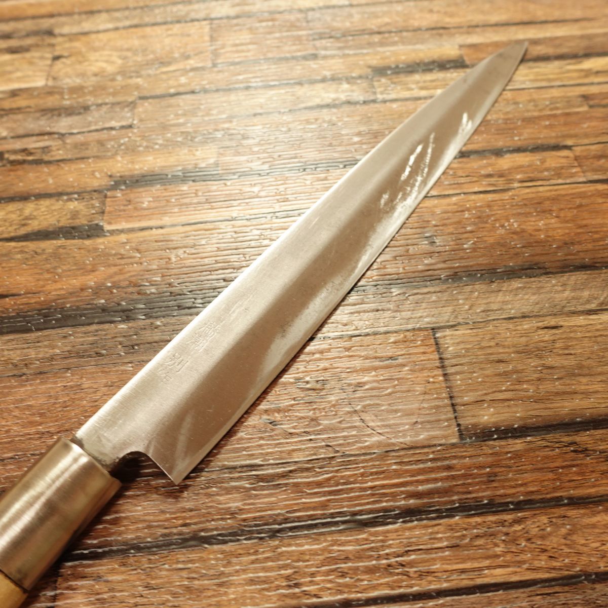 Michishio Yanagiba Knife, Sharpened, Sashimi Knife, Betsusaku, Lightly Used, 240mm