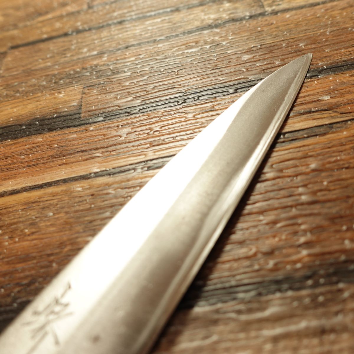 Sakai Minamoto Masakatsu Yanagiba Knife, Sharpened, Water Buffalo Handle, Sashimi Knife, Premium Grade, 175mm