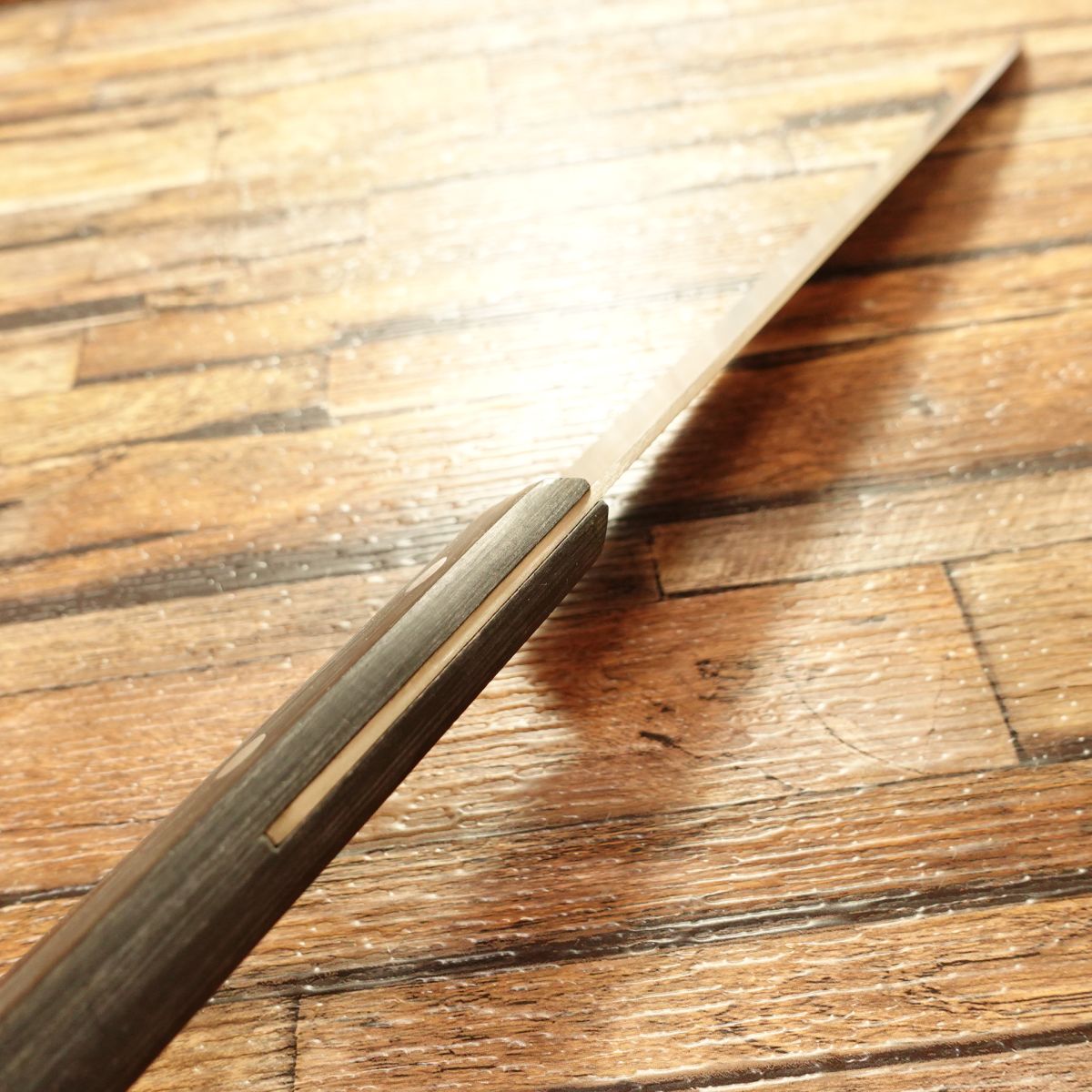 Noshu Magoroku Yanagiba Knife, Sharpened, Koryu Style, Sashimi Knife, Hammered Nashiji Finish, 200mm
