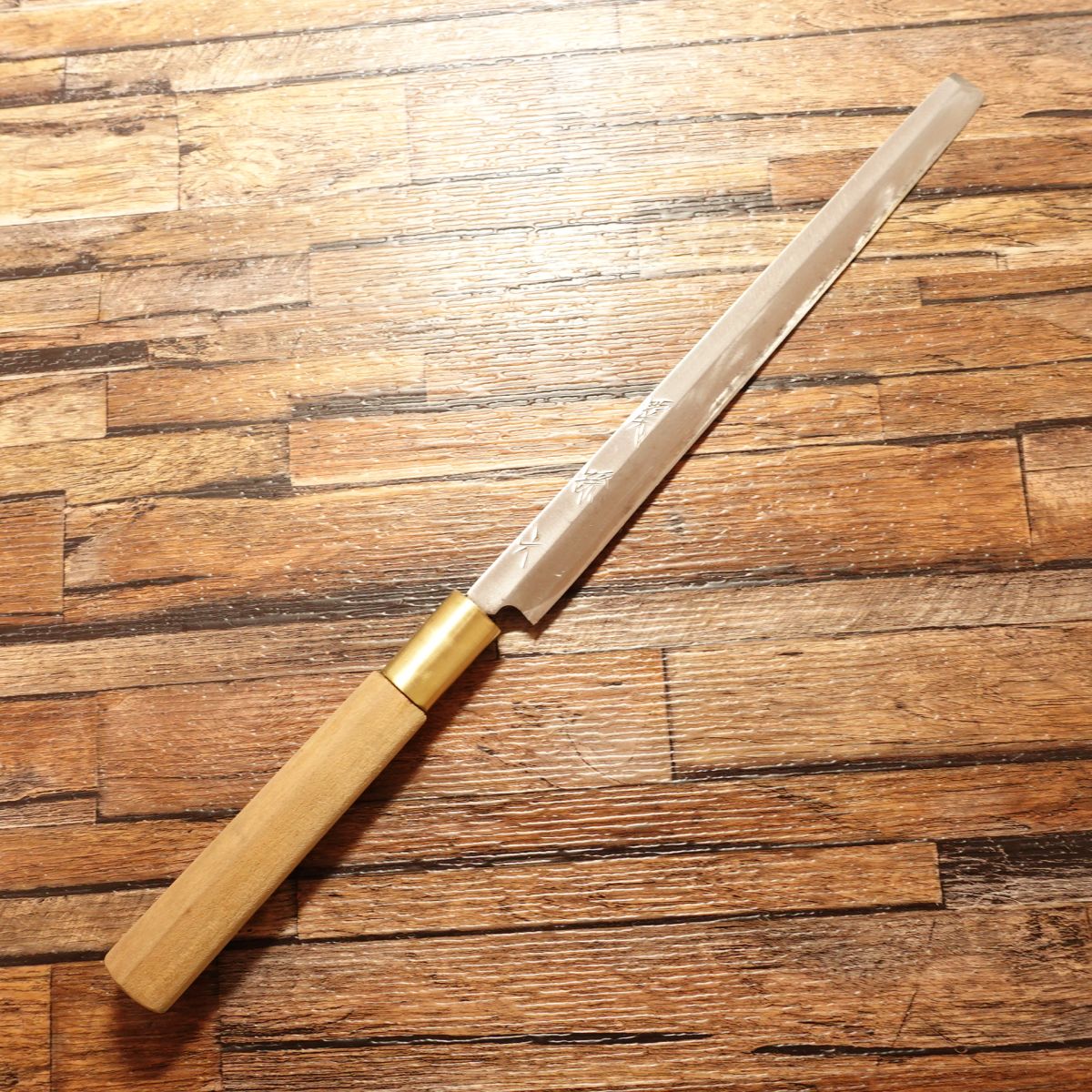 Seki Magoroku Tako-Hiki Knife, Sharpened, Hagane, 215mm