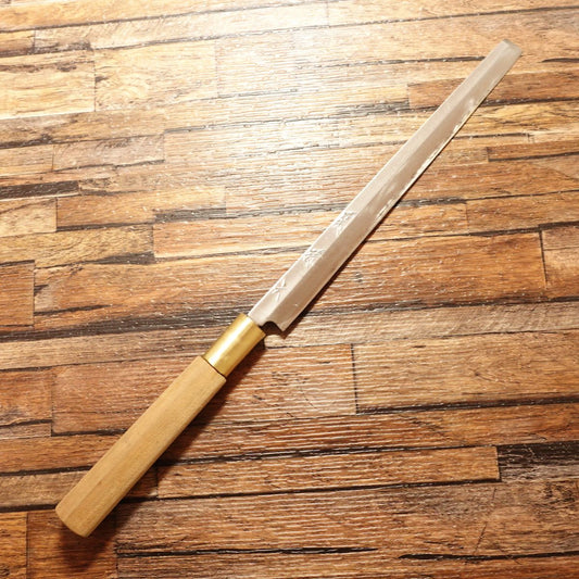 Seki Magoroku Tako-Hiki Knife, Sharpened, Hagane, 215mm