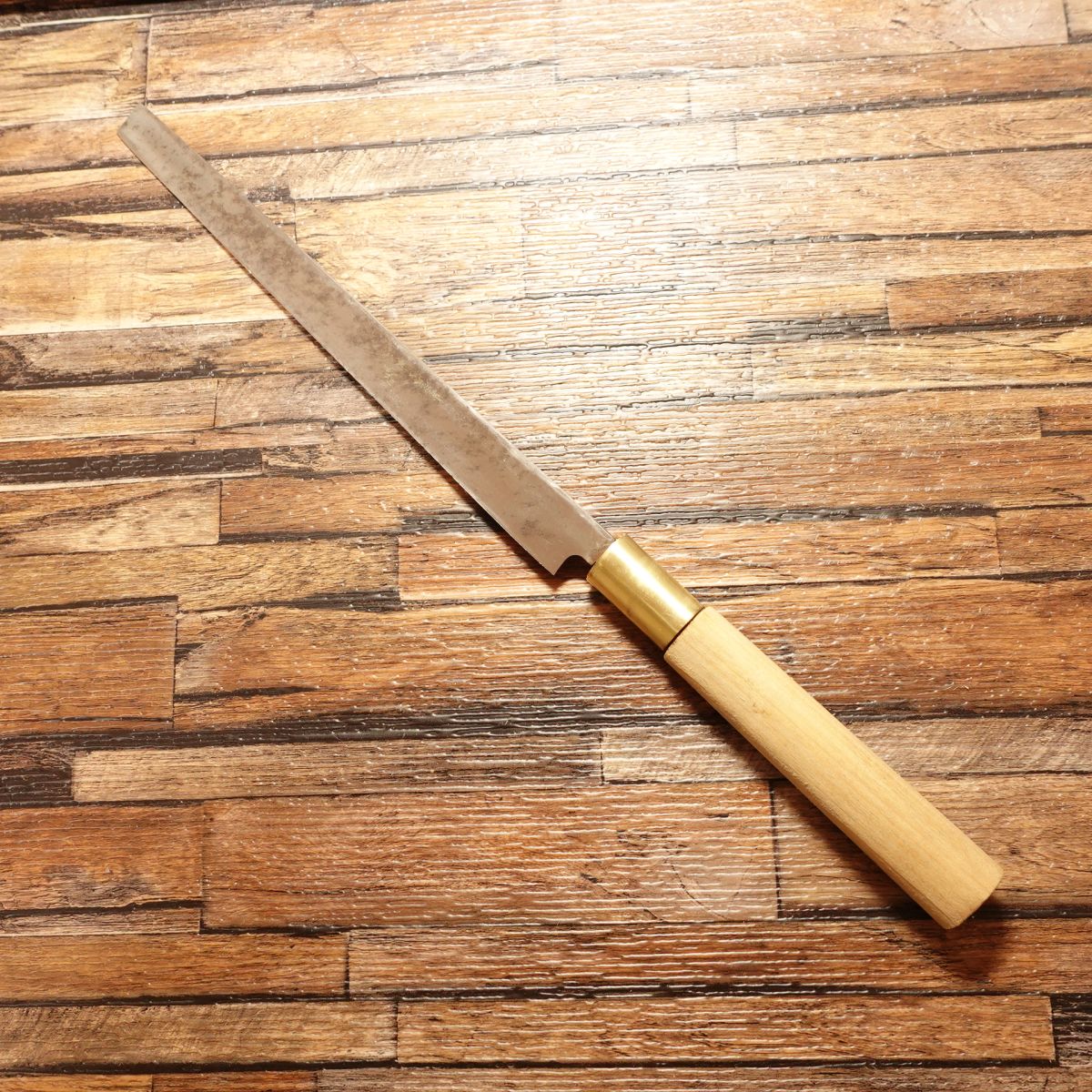 Seki Magoroku Tako-Hiki Knife, Sharpened, Hagane, 215mm