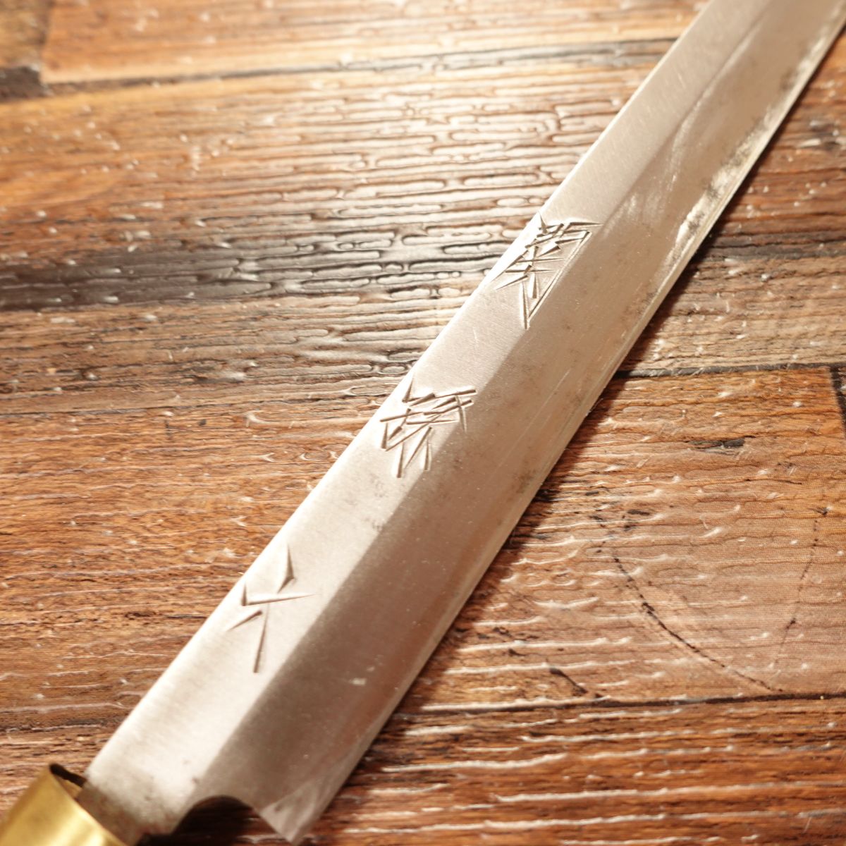 Seki Magoroku Tako-Hiki Knife, Sharpened, Hagane, 215mm