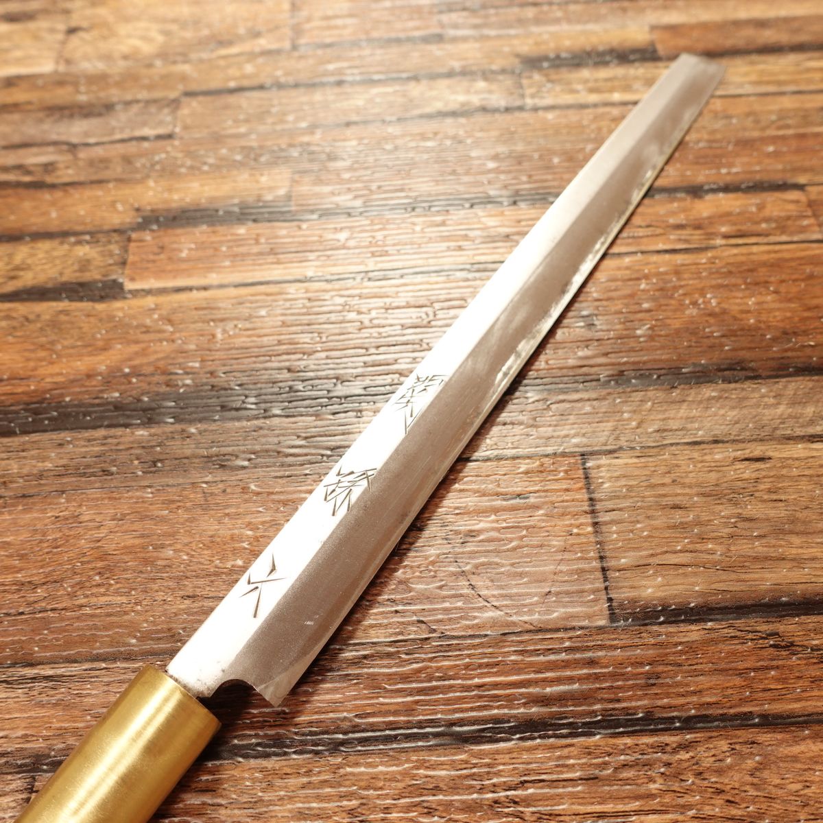 Seki Magoroku Tako-Hiki Knife, Sharpened, Hagane, 215mm