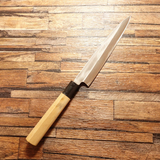 Marukawa Yanagiba Knife, Sharpened, Special Edition, Hagane, Sashimi Knife, 185mm