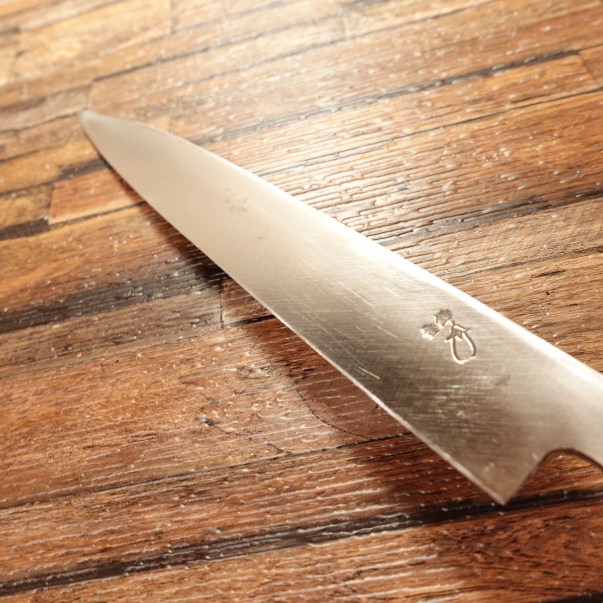 Hidari Yorimitsu Yanagiba Knife, Sharpened, Nasubi Mark, Betsusaku, Nearly Unused Stored, 210mm