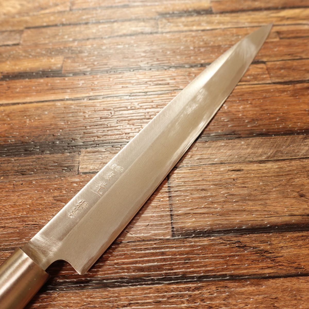 Tomomitsu Yanagiba Knife, Sharpened, Special Edition, Nearly Unused Stored, 210mm