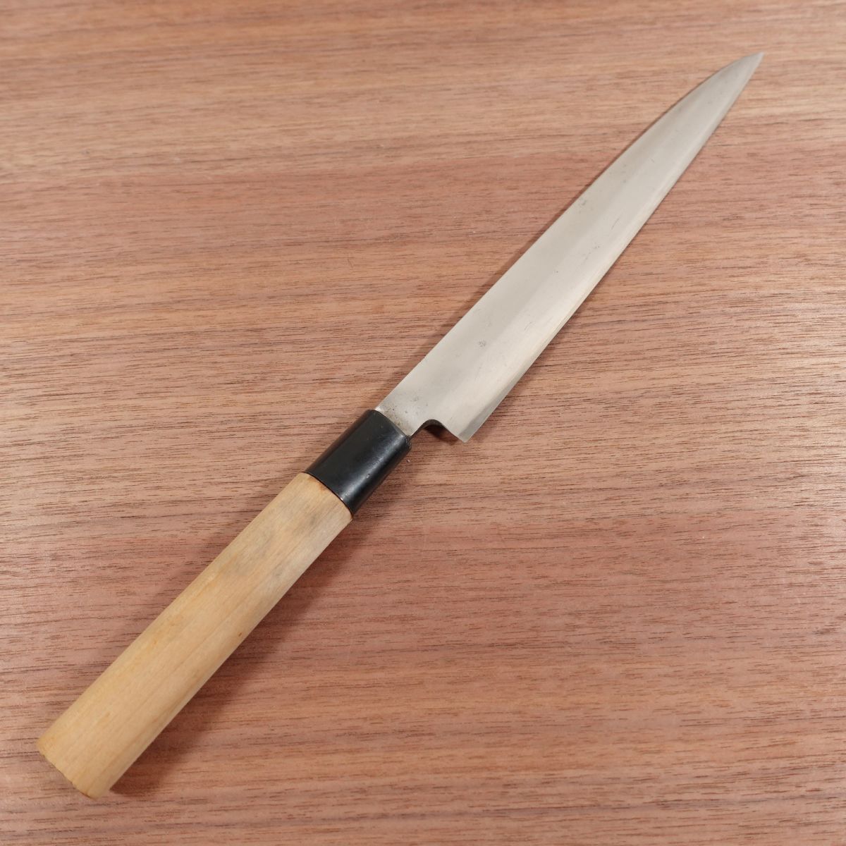 Asuke Shigemitsu Yanagiba Knife, Sharpened, Sashimi Knife, Carbon Steel, Handmade, Lightly Used, 240mm